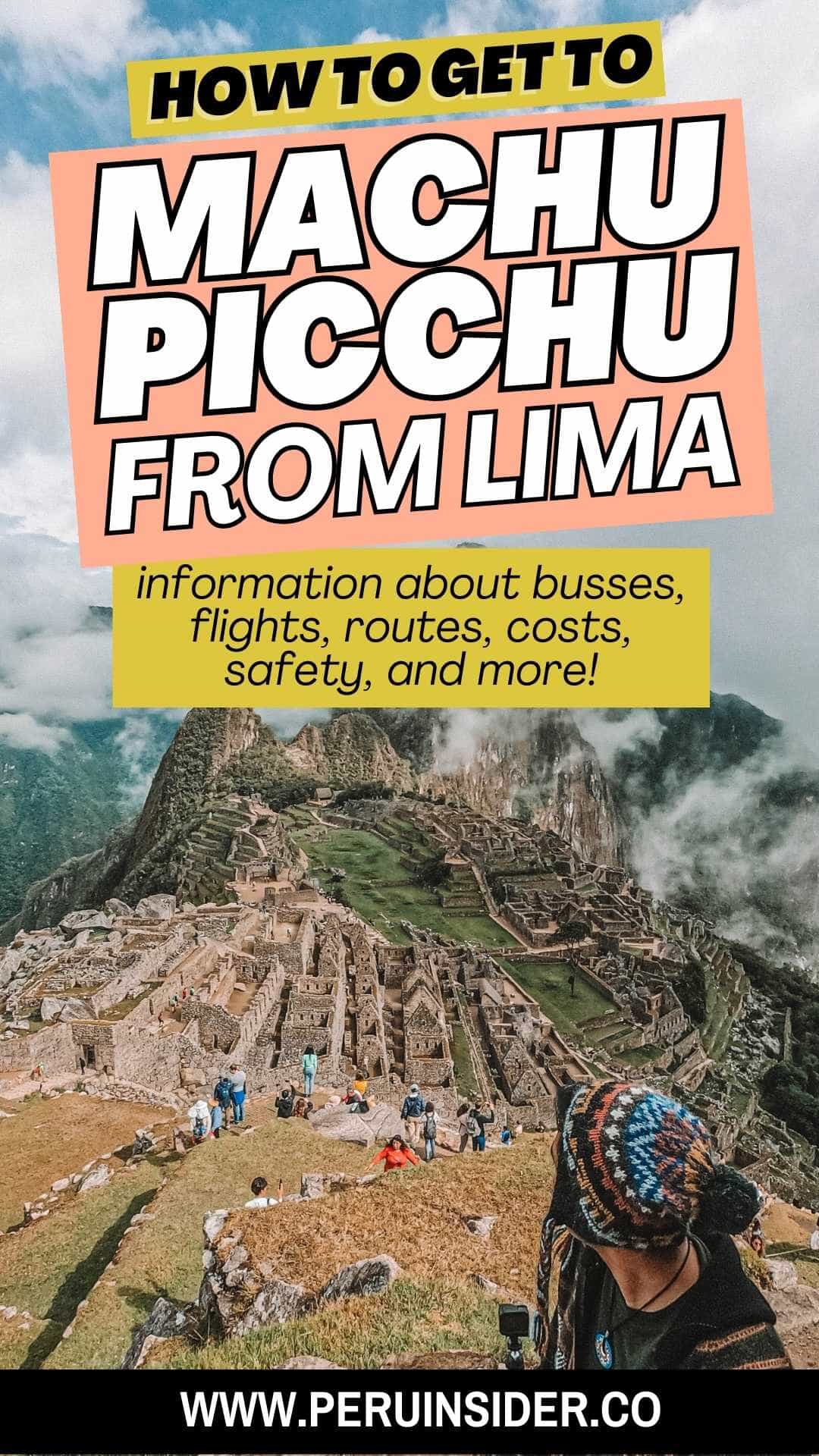 machu picchu from lima