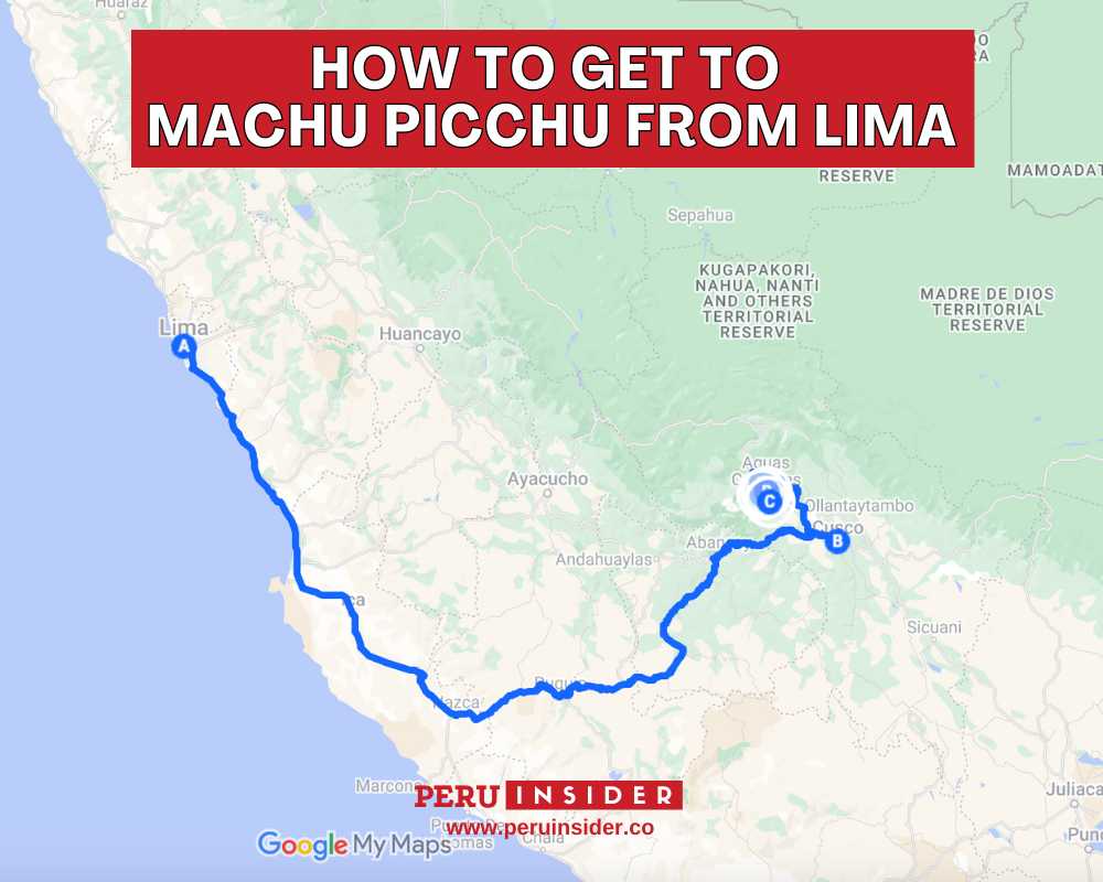 machu picchu from lima
