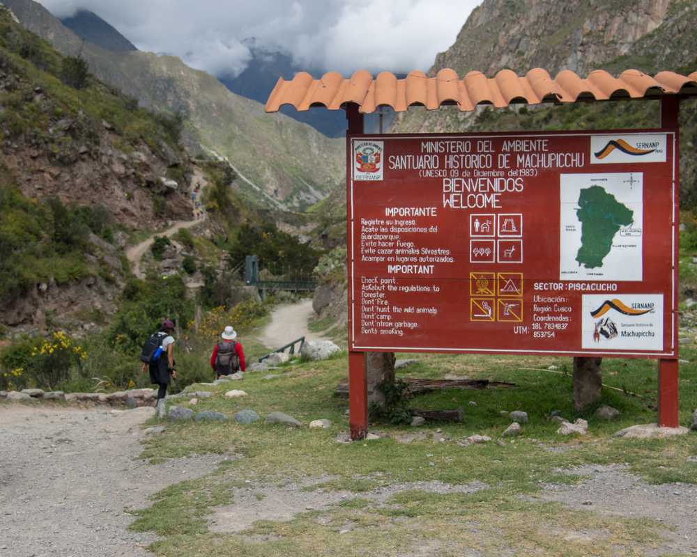 inca trail to machu picchu